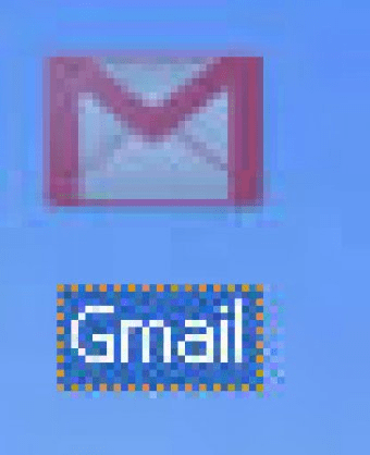 how to put the gmail icon on desktop
