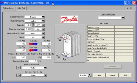 plate heat exchanger calculation software