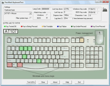 passmark keyboard