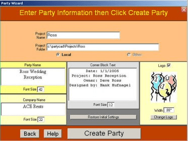 party cad software free download