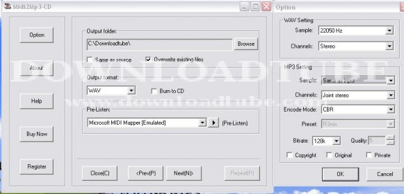 dr 13 direct midi to mp3