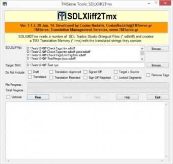 SDLXliff2Tmx 1.0 Download (Free) - SDLXliff2Tmx.exe