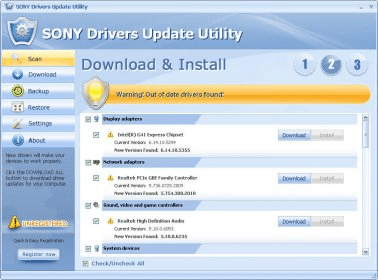 sony vaio update drivers free