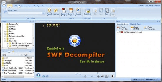 whats the best swf decompiler