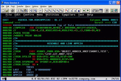 vista tn3270 terminal program for mac