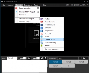 xsplit rtmp server setup