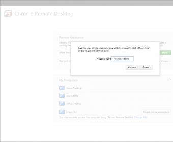 chrome remote desktop windows key mac