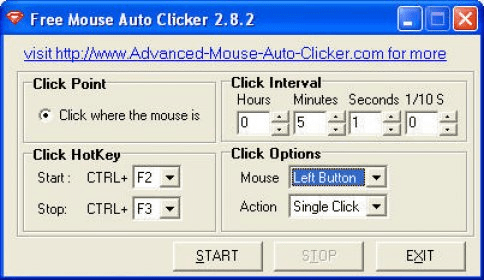 free mouse auto clicker 3.5
