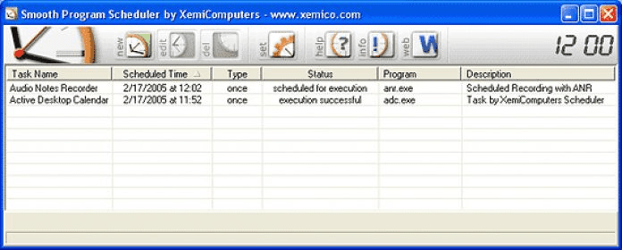 Smooth Program Scheduler Download - Execute any software anytime ...