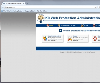 how does k9 web protection work