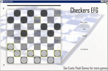 checkers deluxe windows mode