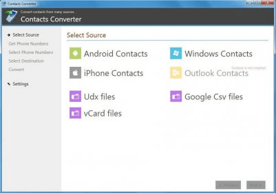 Contacts Converter Download - Flexible utility to convert various