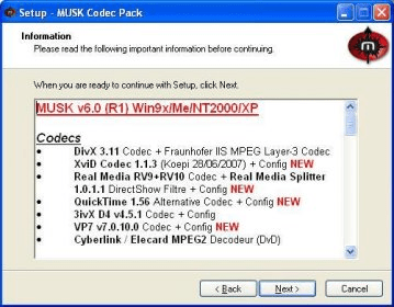 musk codec download
