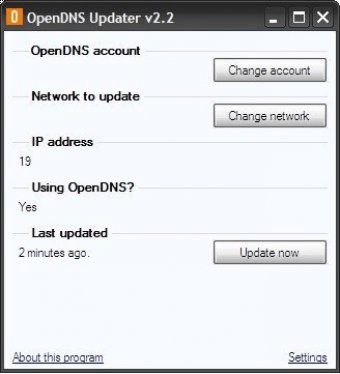 cannot get opendns updater working win10
