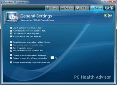 remove program paretologic pc health advisor from cumputer