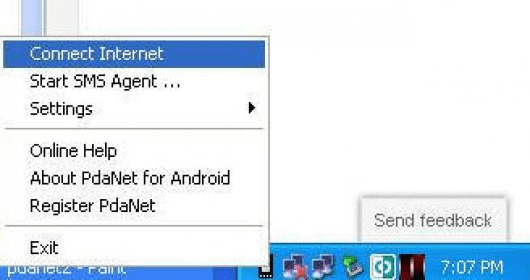 pdanet computer