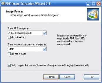 pdf image extraction wizard