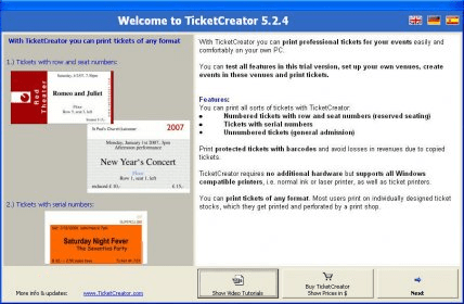 free ticket creator software