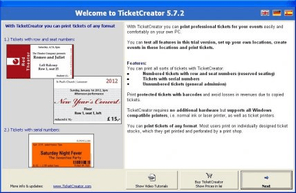 free ticket creator software