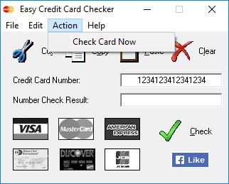 Easy Credit Card Checker 1.4 : Check Card