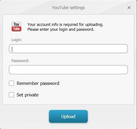 Freemake Video Converter 1.1 : YouTube settings