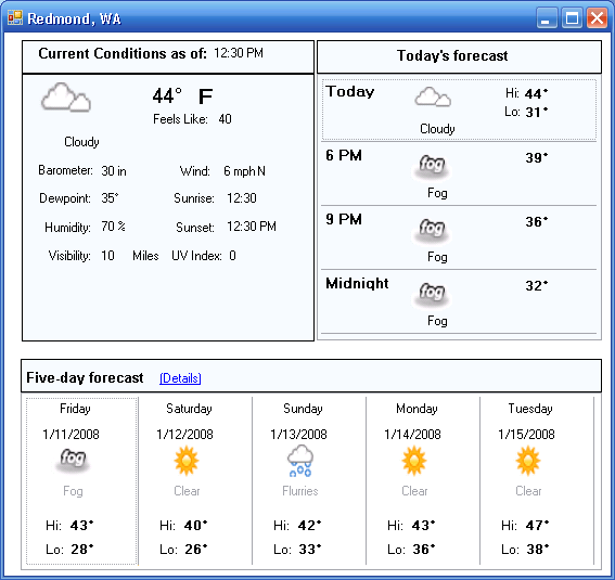Microsoft Visual Basic Power Packs 3.0 : Main window