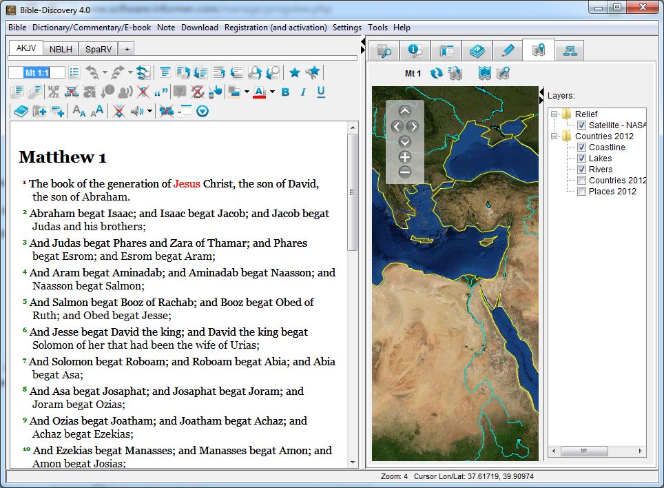 Bible-Discovery 4.0 : Maps