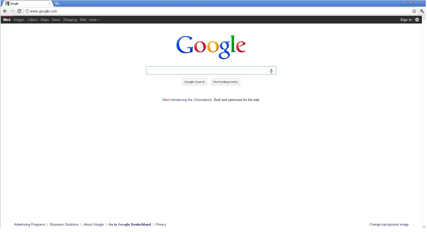 Google Chrome 13.0 : Google Chrome