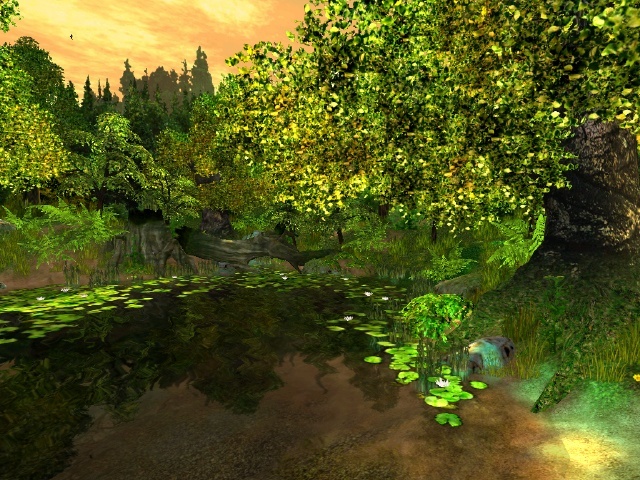 Nature 3D Screensaver : Pond