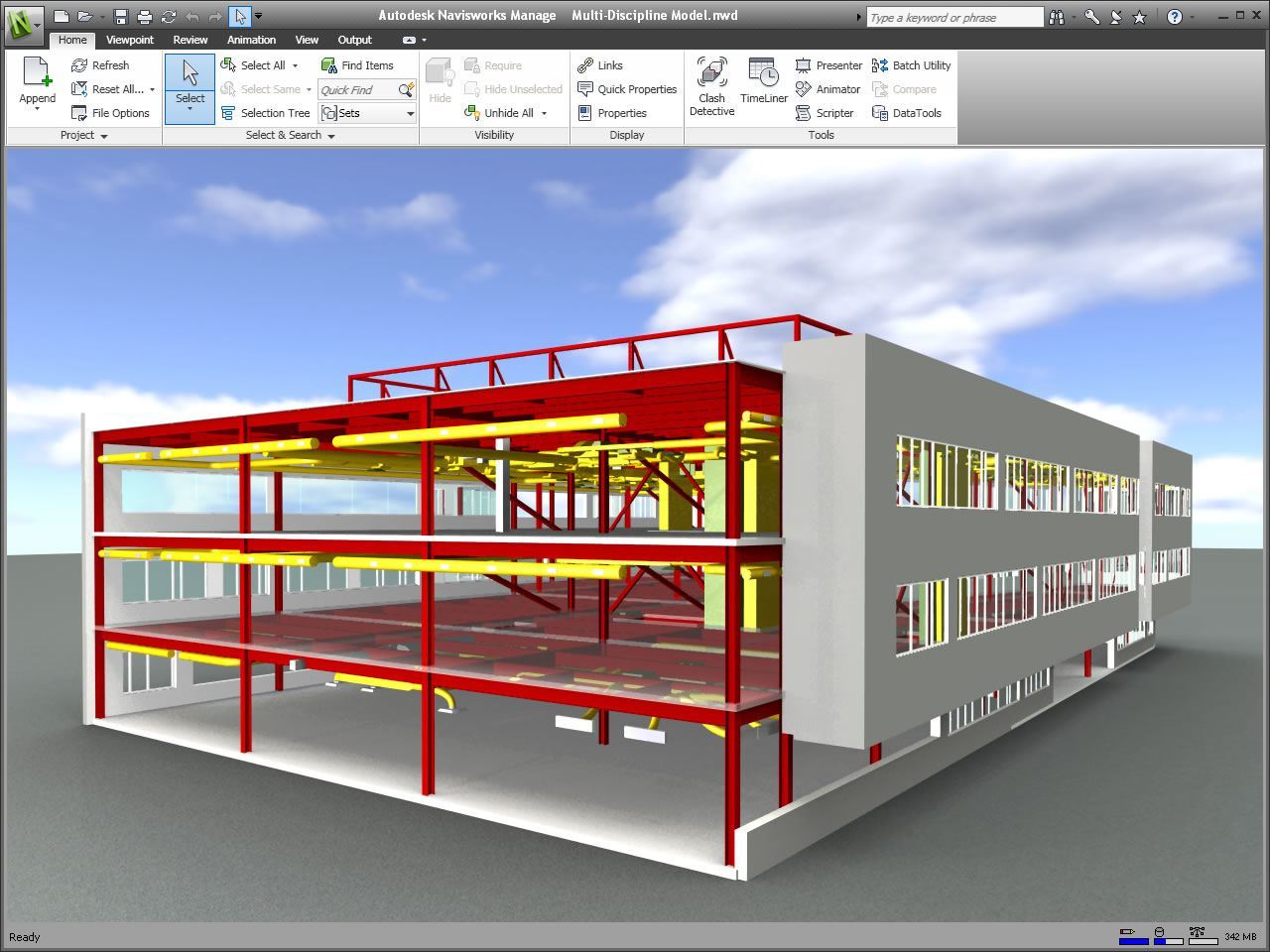 NavisWorks Freedom 9.0 : Main Window