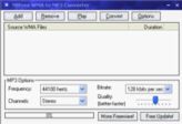 NBFree WMA to MP3 Converter 2.0 : Main Window