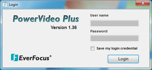 PowerVideo Plus 1.3 : Main window