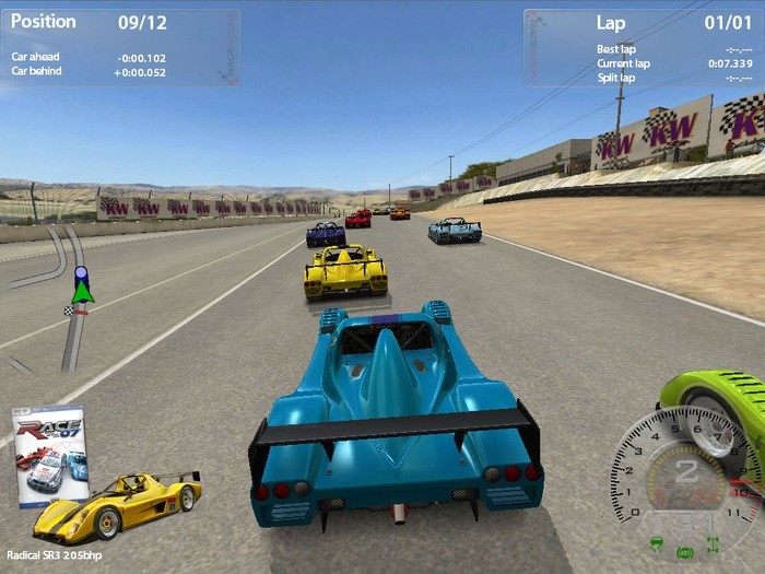 RaceRoom The Game 2 1.0 : Main window