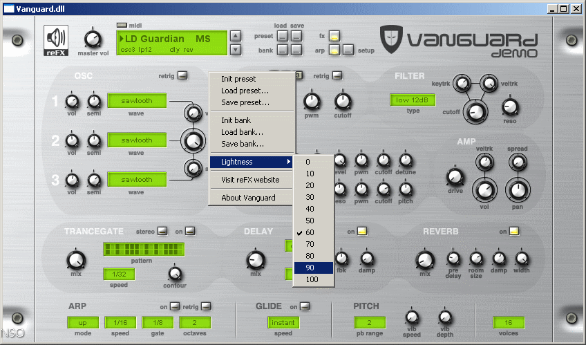 reFX Vanguard VSTi 1.7 : Lightness