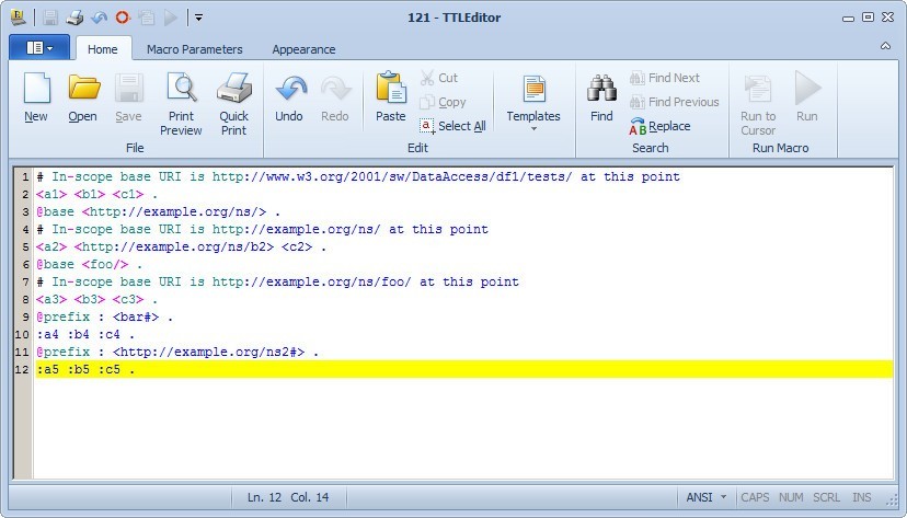 TTLEditor 1.5 : Main Window