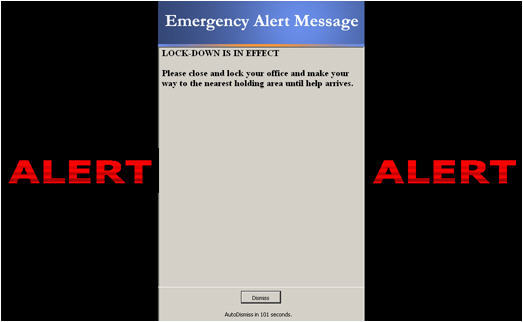 Blaser Emergency Alert Messaging System (BEAMS) 2.8 : Main window