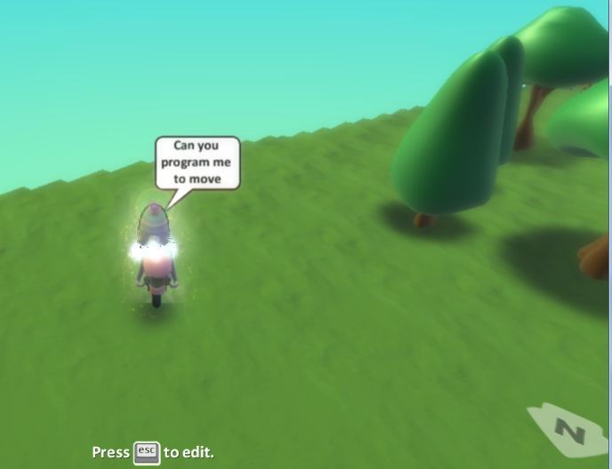 Kodu Game Lab 1.0 : Tutorial Worlds are basic world with a bit of prgramming to be done by the learner
