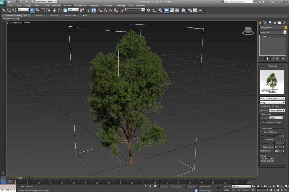 Laubwerk Plants Kit Freebie 1.0 : Main Window