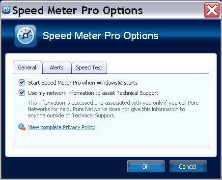 Speed Meter Pro : Options