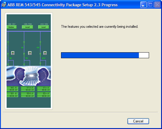 ABB REM 543/545 Connectivity Package 2.3 : Main Window