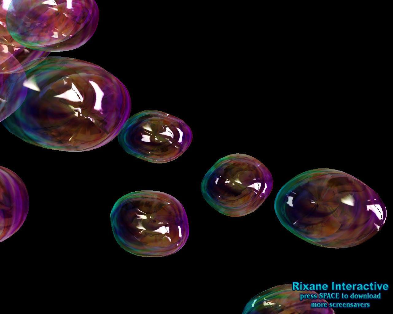 Amazing Bubbles 3D 1.4 : Screen Saver Appearance