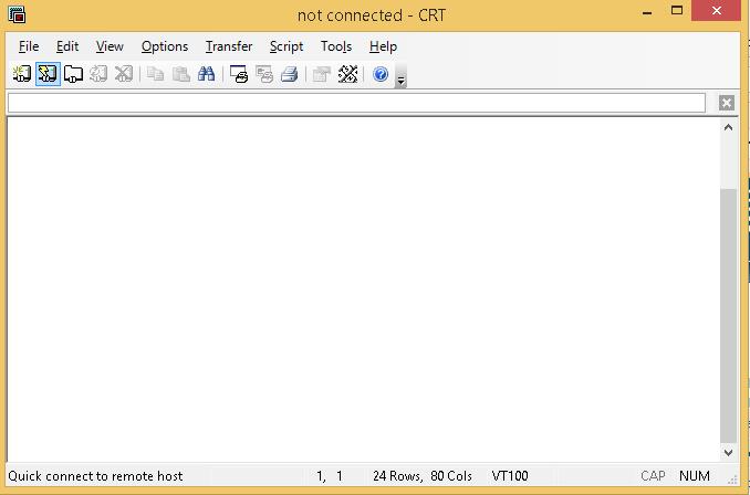 CRT 6.1 : Main window