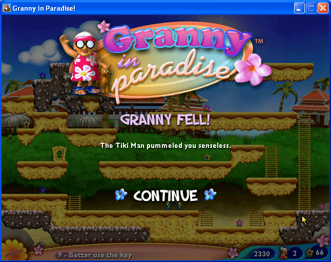 Granny in Paradise : Granny Fell