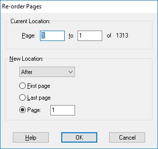 Infix PDF Editor 7.1 : Reorder Pages