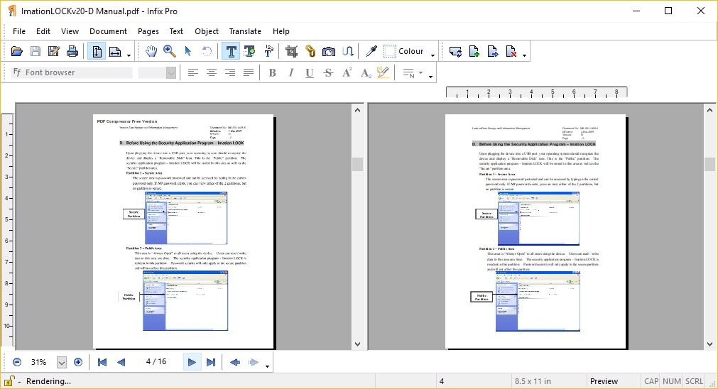 Infix PDF Editor 7.3 : Compare PDFs