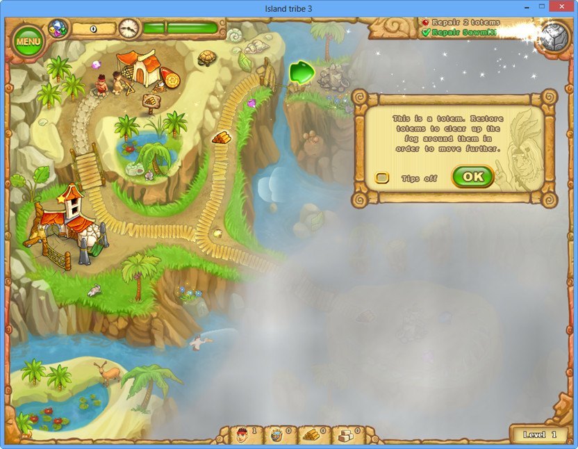 Island Tribe 3.0 : Gameplay Window