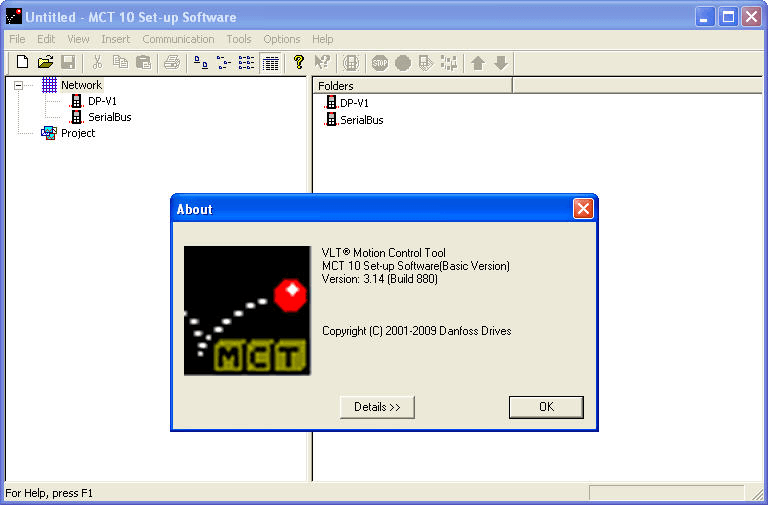 MCT 10 3.1 : MCT 10 Set-up Software