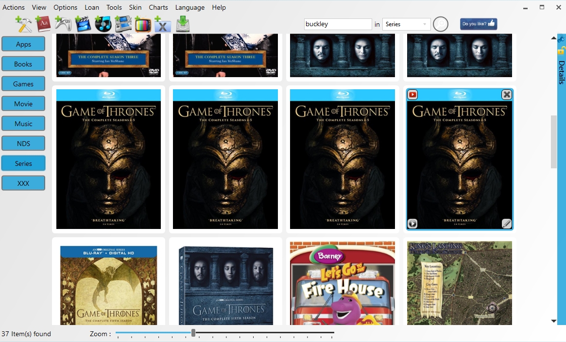 MyCollections 4.6 : Series