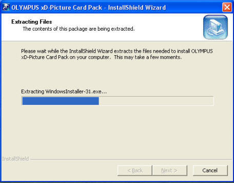 OLYMPUS xD-Picture Card Pack 2.0 : Main window