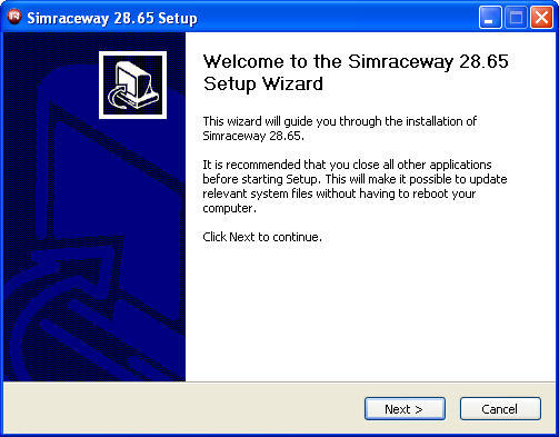 Simraceway 28.6 : Install window